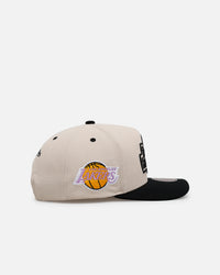 Mitchell & Ness Los Angeles Lakers 'I Love This Game' Pro Pinch Snapback Natural/Black
