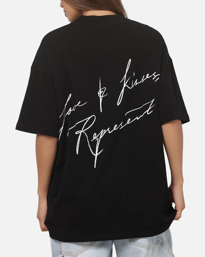 Represent Love And Kisses T-Shirt Jet Black
