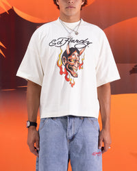 Ed Hardy Devil T-Shirt Off White