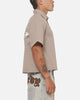 Ed Hardy Vandal Button Up Shirt Brown Check