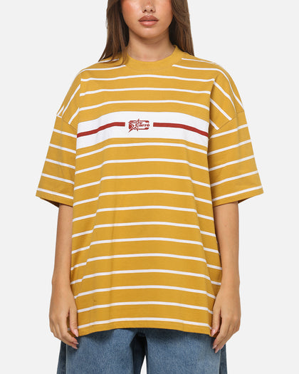 Carre Lineup T-Shirt Mustard Stripe
