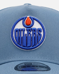 New Era Edmonton Oilers 'Faded Blue' 9FORTY A-Frame Snapback Faded Blue