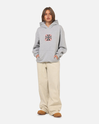 West Coast Choppers Choppers Cross Hoodie Grey Marle