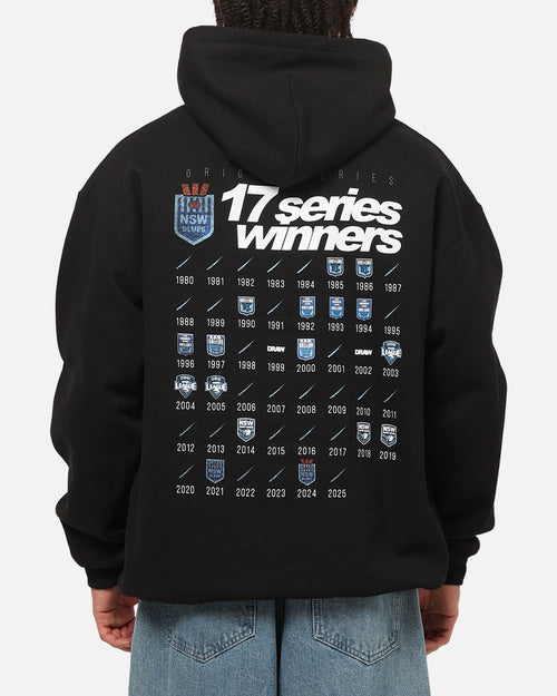 Mitchell & Ness New South Wales Blues 17 X Series Vintage Hoodie Black