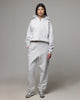 American Thrift Women's Classic Zip Hoodie Grey Heather