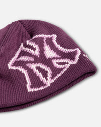 New Era New York Yankees Skully Oversize Beanie Dark Red