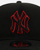 New Era New York Yankees 'Easy Black And Scarlet' 9FORTY A-Frame Snapback Black/Scarlet