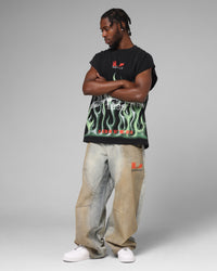 Loiter Inferno Muscle T-Shirt Black