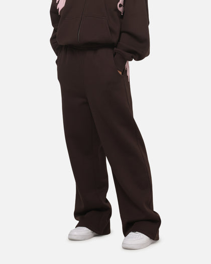 Ed Hardy Women's Distressed Trackpants Brown
