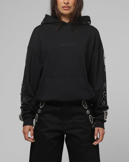 Loiter Rosewild Hoodie Black