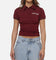 Ed Hardy Women's Polo Top Plum