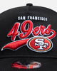 New Era San Francisco 49ers  "NFL OTC Script" 9Forty A-Frame Snapback Black