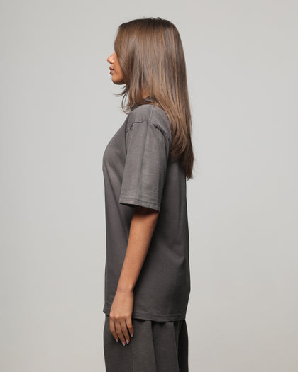 American Thrift Short Sleeve T-Shirt Washed Charcoal