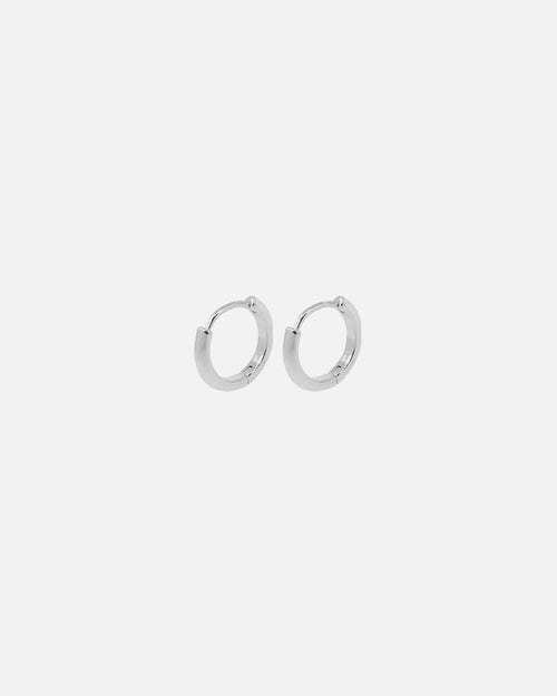 Saint Morta Classic Hoop Earring Silver