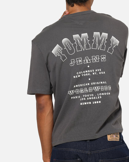 Tommy Jeans Arch Western Backprint T-Shirt Washed Black