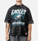New Era Philadelphia Eagles Boxy Essentials T-Shirt Washed Black