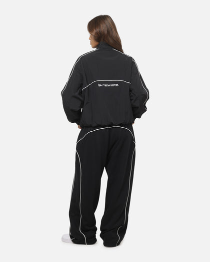 New Era Double Zip Track Jacket Black