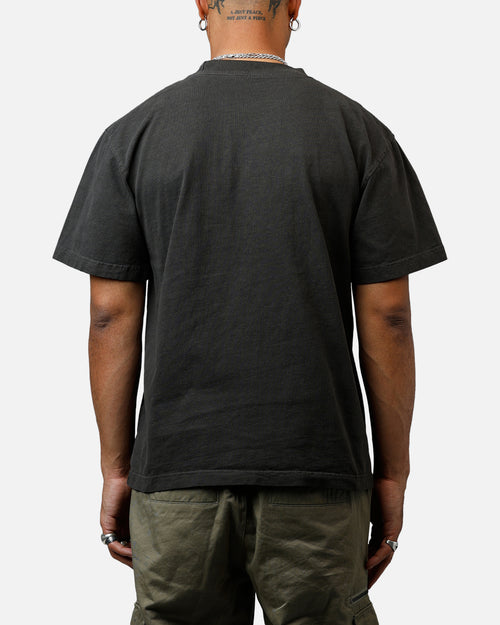 Saint Morta Ride Or Die Boxy T-Shirt Black Wash