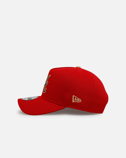 New Era Atlanta Braves 'Year Of The Snake' 9FORTY A-Frame Snapback Red/Gold