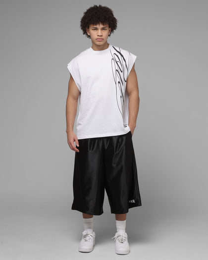 Loiter Impact Satin Shorts Black