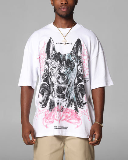 Loiter Dog Pound Vintage T-Shirt White
