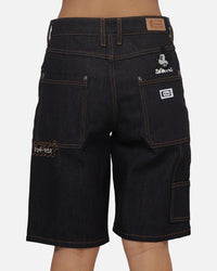 Carre x Disney M&F Denim Jorts Raw Indigo