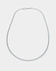 Saint Morta 3mm Micro Cuban Chain White Gold