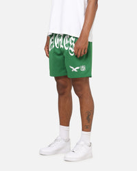 Mitchell & Ness Philadelphia Eagles Arch Script Shorts Green