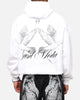 Saint Morta Doves Boxy Hoodie White