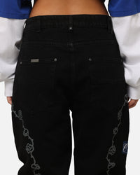 Carre Rosebowl Jeans Black Denim