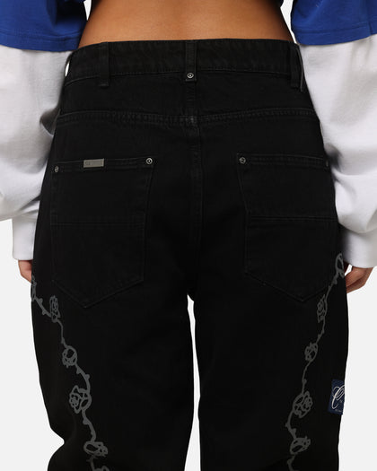 Carre Rosebowl Jeans Black Denim