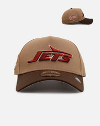 New Era New York Jets 'Thanksgiving Football' 9FORTY A-Frame Snapback Khaki
