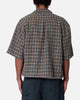 MNML Washed Poplin Over Button Up Shirt Green/Brown