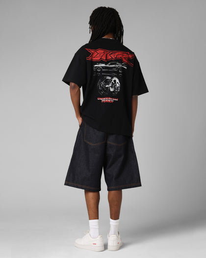 Loiter Death Race Vintage T-Shirt Black