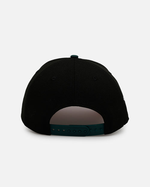 New Era Texas Rangers 'Black Dark Green' 9FORTY A-Frame Snapback Black/Dark Green