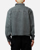 MNML Washed Denim Long Sleeve Button Up Shirt Washed Black