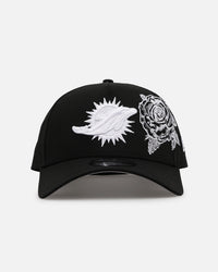 New Era Miami Dolphins 'Ornate Rose' 9FORTY A-Frame Snapback Black/White