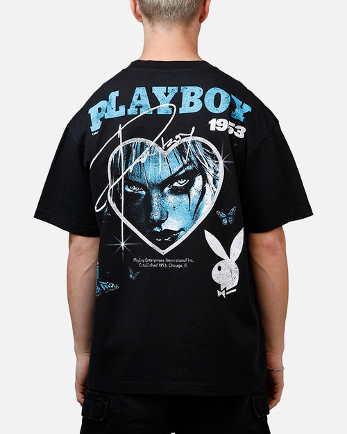 Playboy Heart T-Shirt Black