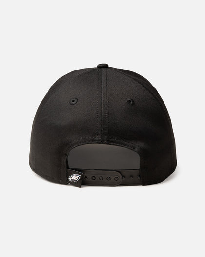 New Era Philadelphia Eagles 'Upside Down Logo' 9FORTY A-Frame Snapback Black/Official Team Color