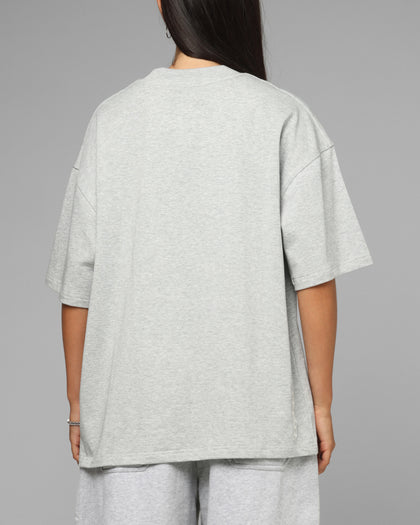 Loiter Hybrid Premium T-Shirt Grey Marle