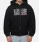 S Double Triple Block Zip Hoodie Black
