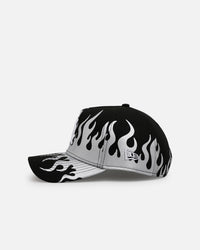 New Era Chicago White Sox 'Metallic Flames' 9FORTY A-Frame Snapback Black/Silver
