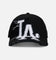 New Era Los Angeles Dodgers 'Applique Distressed' 9FORTY A-Frame Snapback Black/White