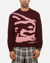X-Large Gorilla Knit Sweater Plum