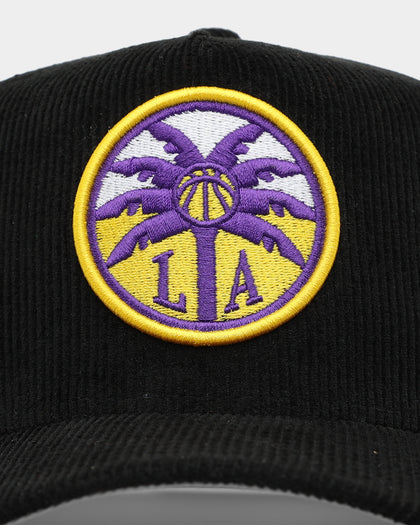 New Era Women's Los Angeles Sparks 'WNBA All Star' 9FORTY A-Frame Trucker Snapback Black