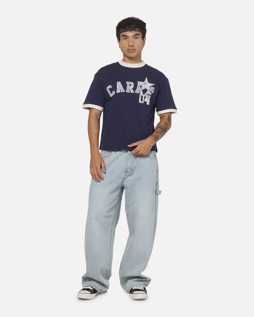 Carre 4 Star Ringer T-Shirt Dark Navy