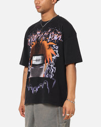 73Studio X Naruto Shippuden Paths Of Pain Vintage T-Shirt Black Acidwash