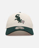 New Era Chicago White Sox 'Pink Satin Hearts Green' 9FORTY A-Frame Snapback Chrome/Dark Green