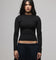American Thrift Women's Fitted Long Sleeve T-Shirt Black