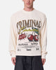 MNML Criminal Long Sleeve Thermal Shirt White